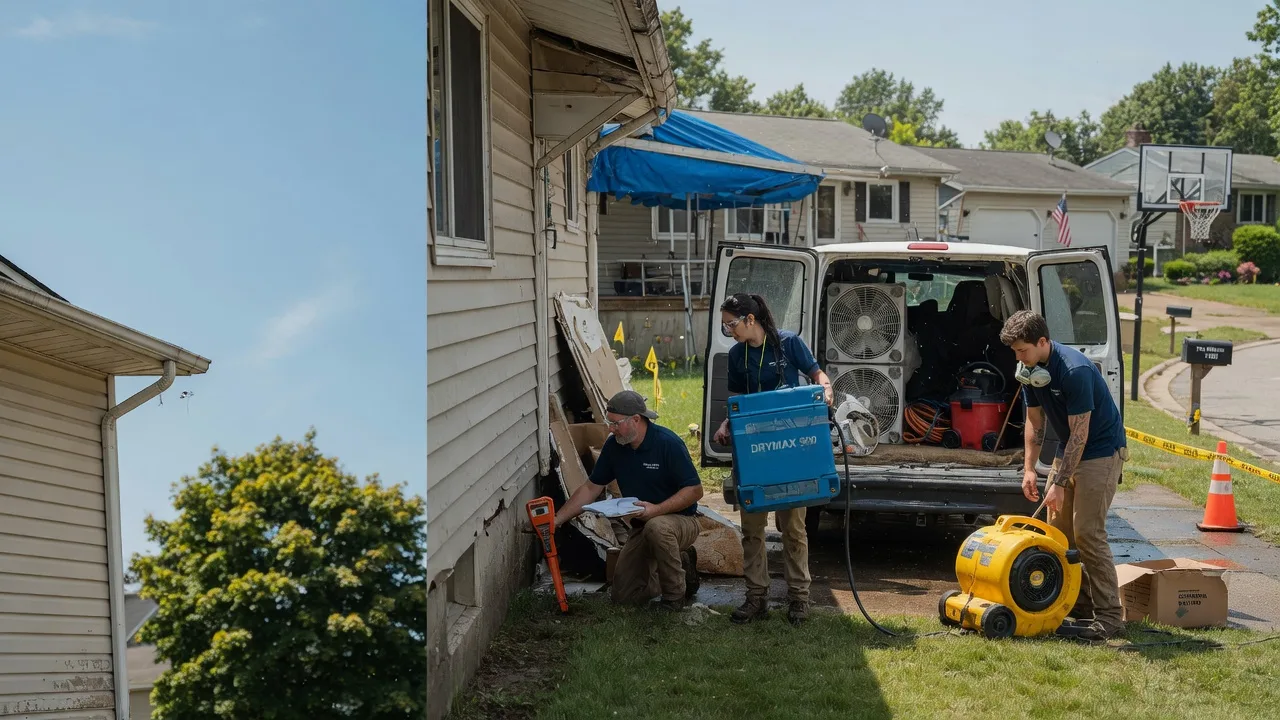 Ceiling Leak Cleanup in Warren Center, PA near me